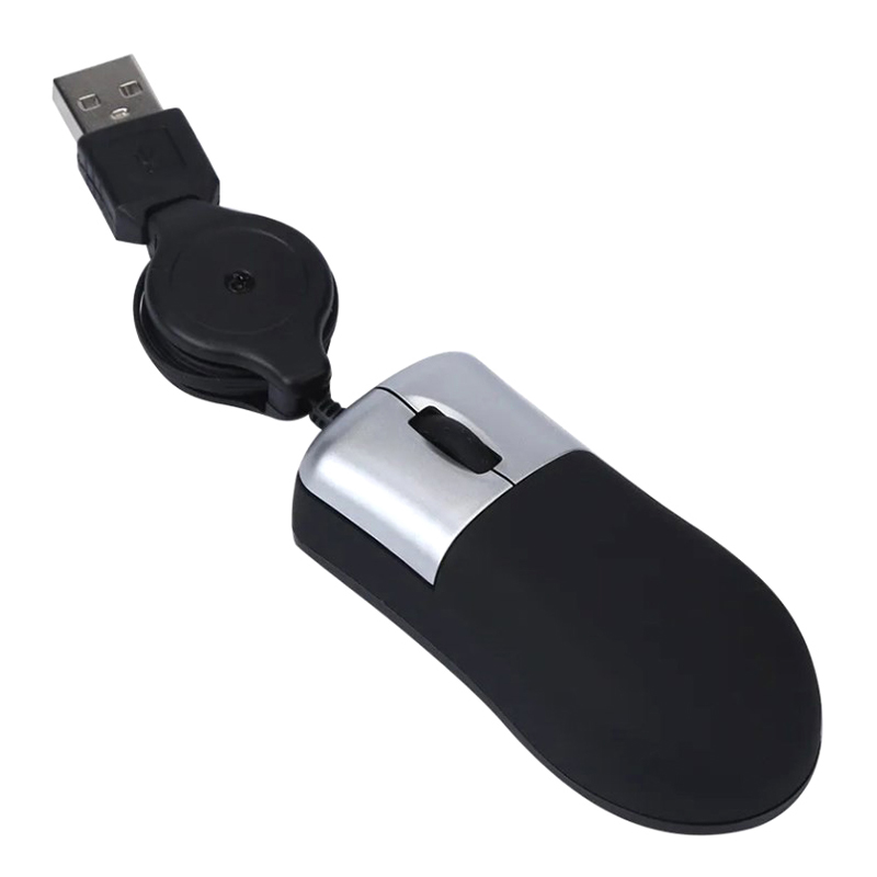 Pc Gaming Notebook - Portable Mini Game Mouse Retractable USB