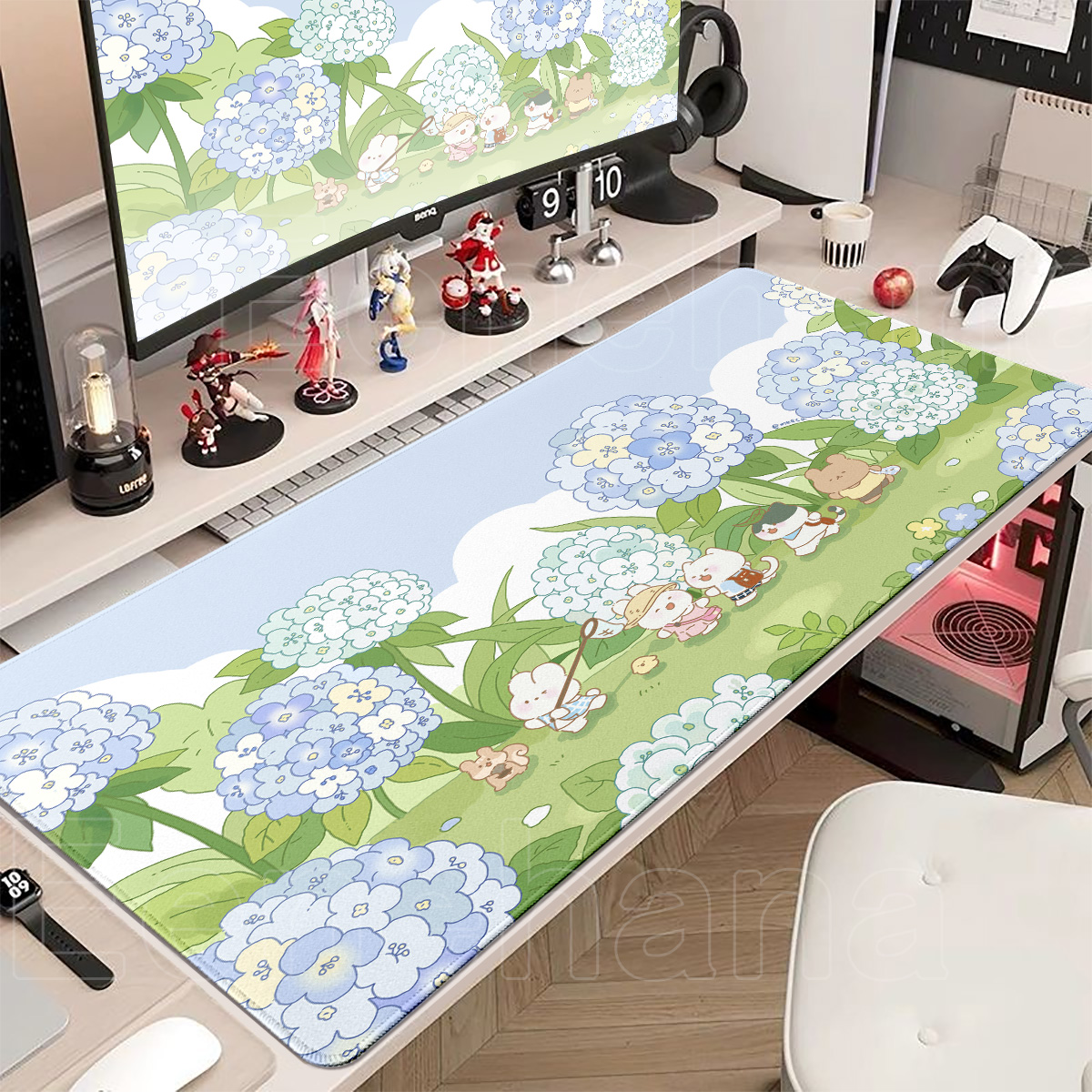 Spring Cute Rabbit Mouse Pad L - Pc Gaming Pink incelemesi ve fiyatı