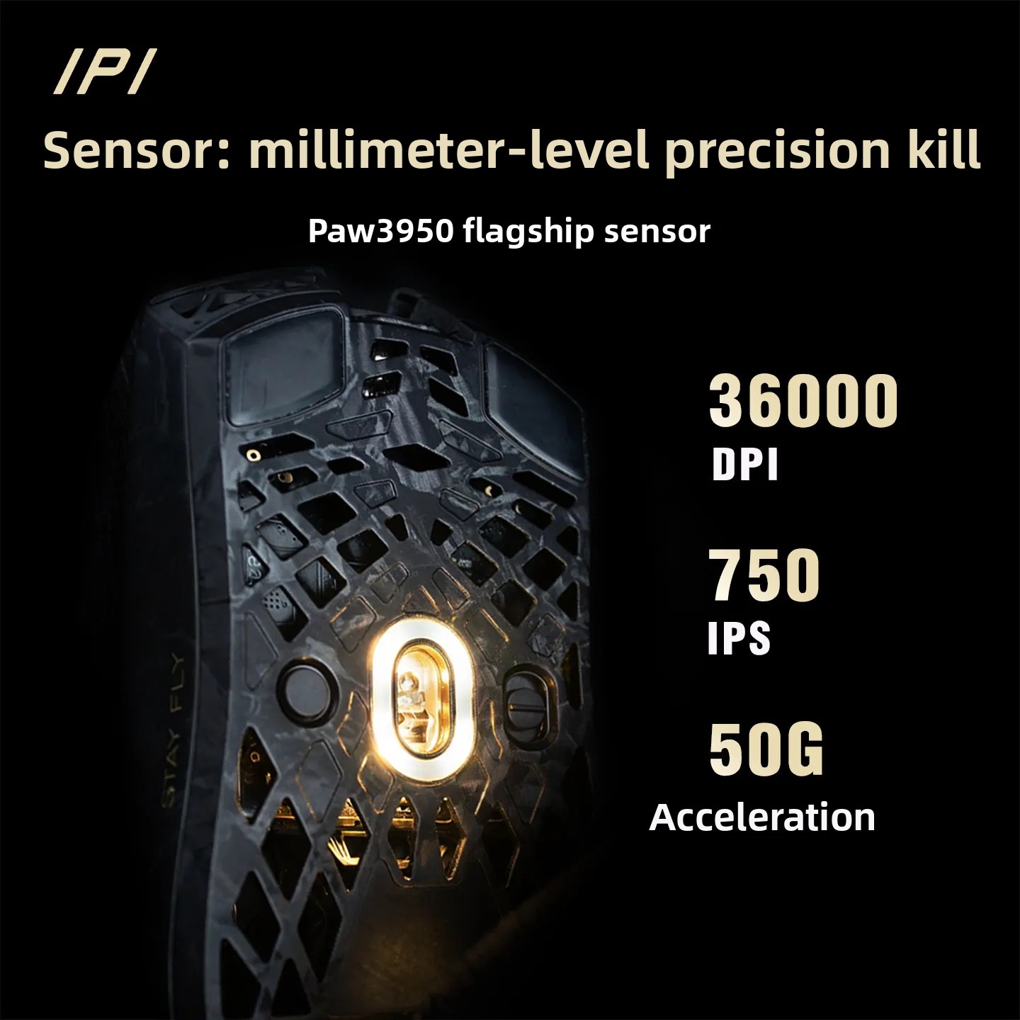 IPI STAY FLY Dual 8K PAW3950 M - Wireless Gaming Mouse incelemesi ve fiyatı