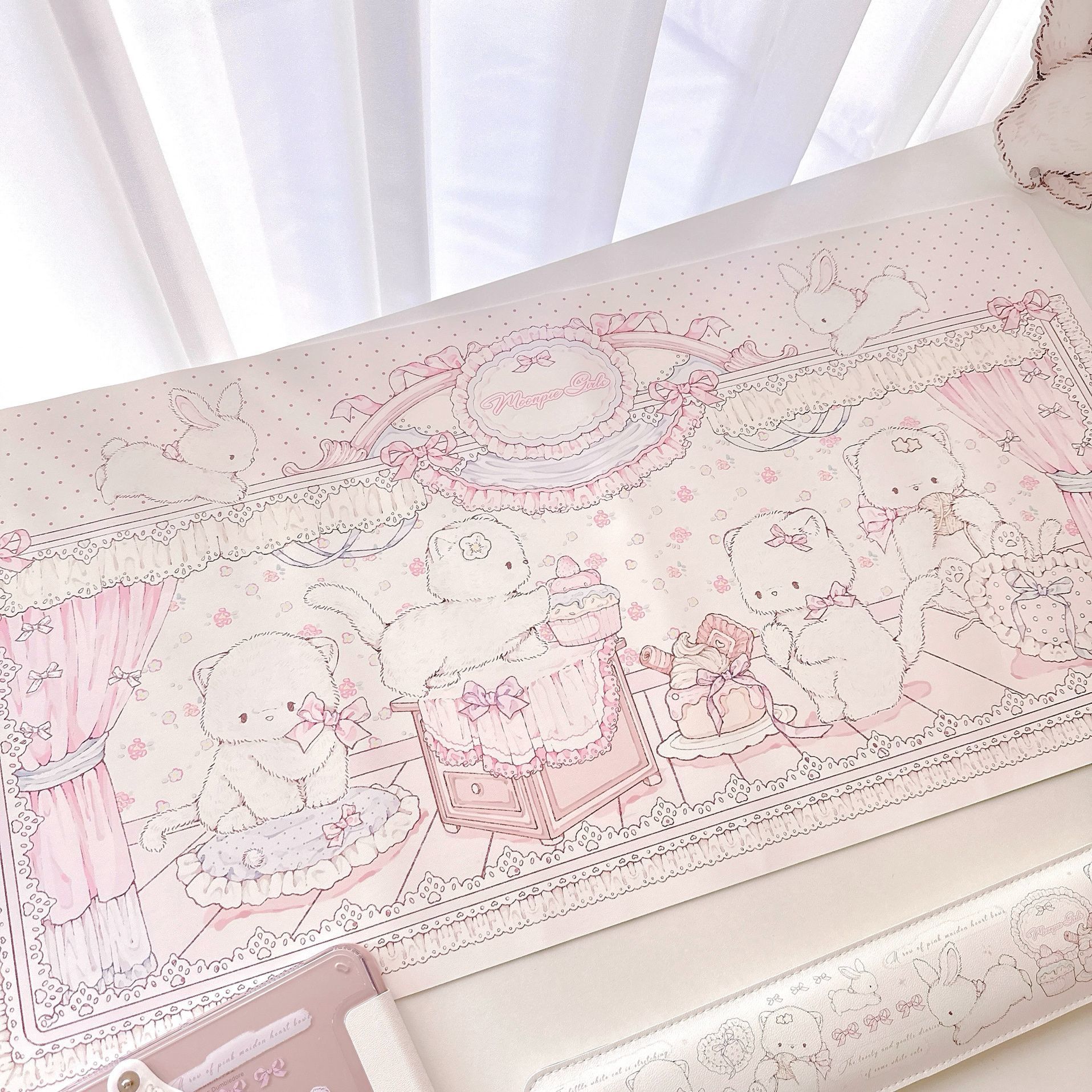 Kawaii Pink Cat Polka Dots Lea - Pc Gaming Pink incelemesi ve fiyatı