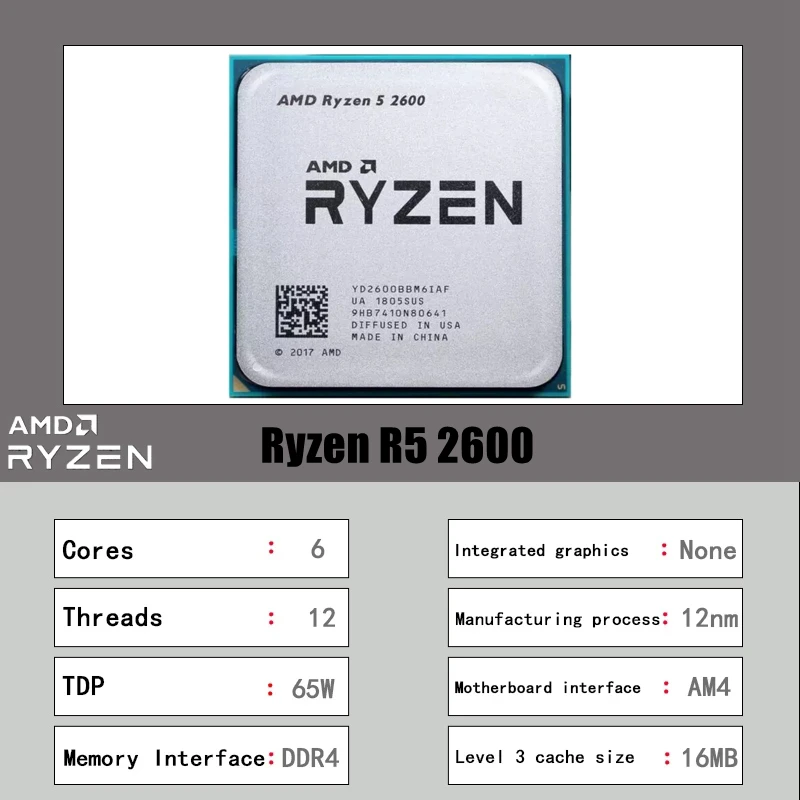 AMD Ryzen 5 2600 6 Core 12 Thr - Pc Gaming Amd Ryzen 5 incelemesi ve fiyatı