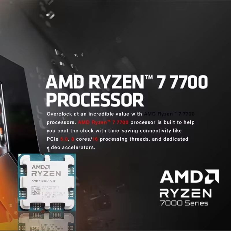 AMD Ryzen 7 7700 R7 7700 8 Cor - Pc Gaming Amd Ryzen 5 incelemesi ve fiyatı