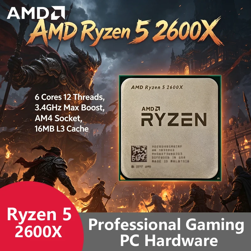 AMD Ryzen 5 2600X AM4 Unlocked - Pc Gaming Amd Ryzen 5 incelemesi ve fiyatı