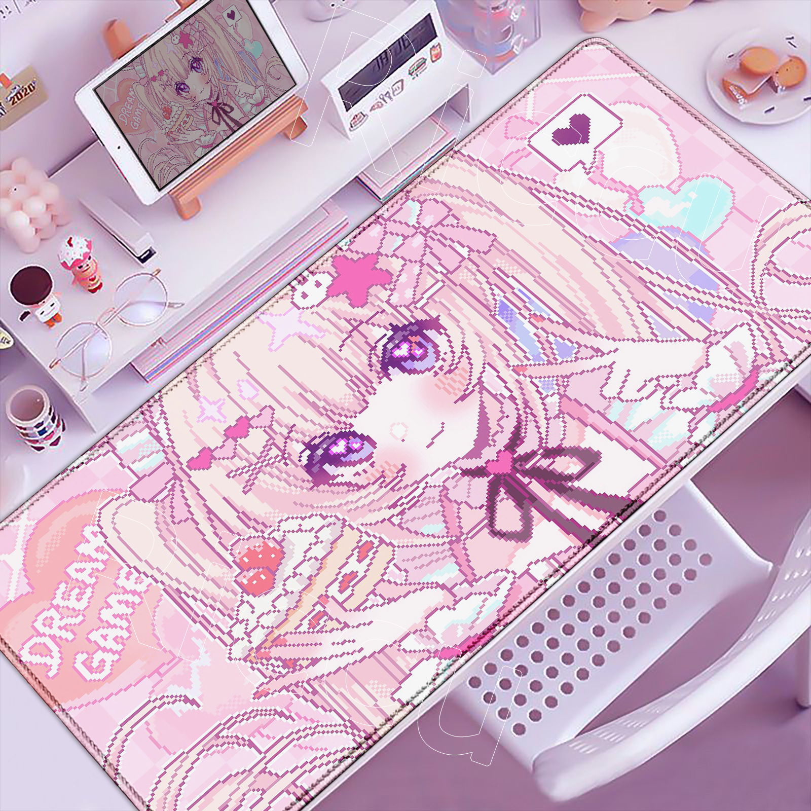 Cute Anime Girl Mouse Pad Pink - Pc Gaming Pink incelemesi ve fiyatı