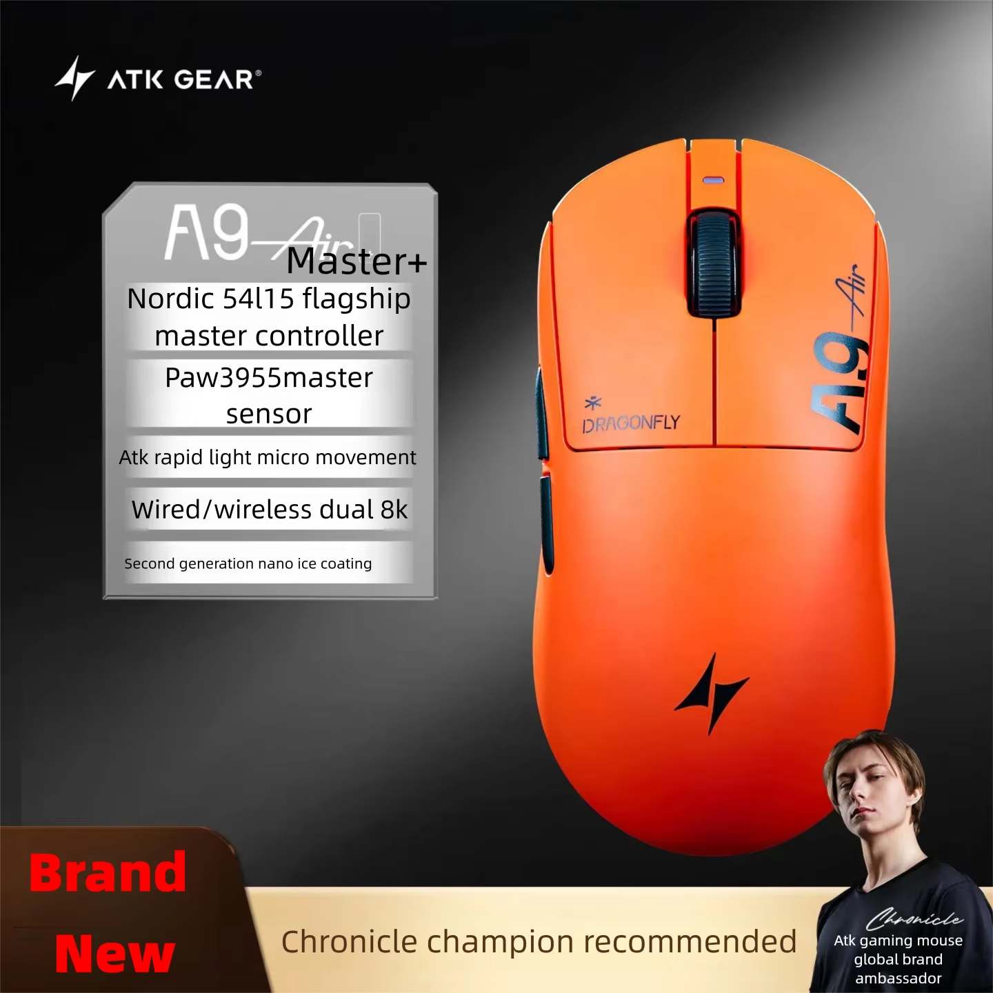 ATK A9 Air Ultimate Plus Gamin - Wireless Gaming Mouse incelemesi ve fiyatı