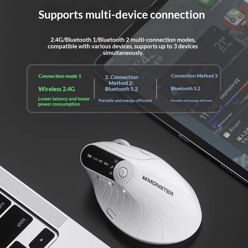 Monster M2pro Vertical Mouse E - Wireless Gaming Mouse incelemesi ve fiyatı