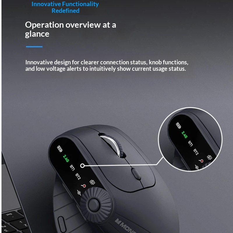 Monster M2pro Vertical Mouse E - Wireless Gaming Mouse incelemesi ve fiyatı