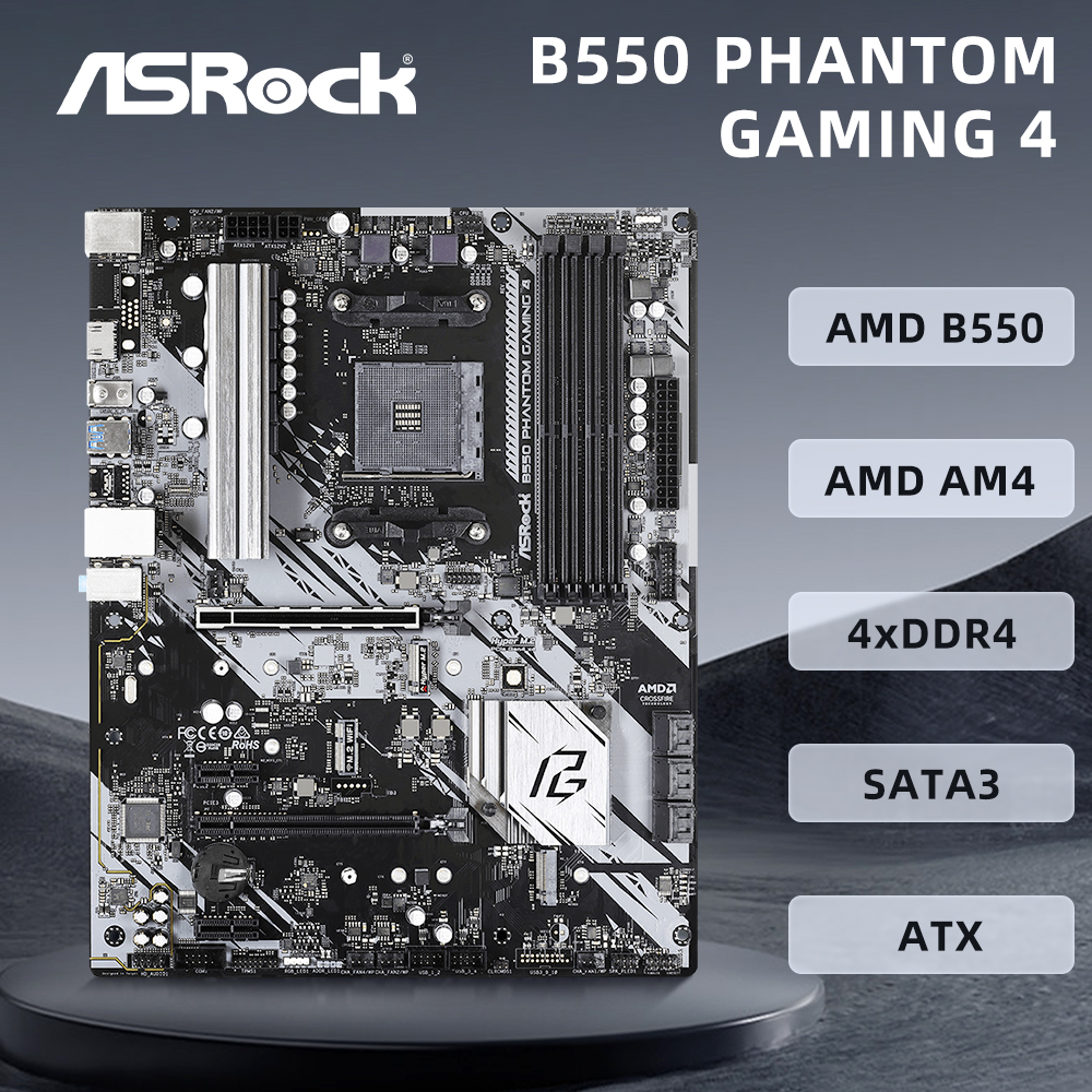 ASRock B550 PHANTOM GAMING 4 M - Pc Gaming Amd Ryzen 5 incelemesi ve fiyatı