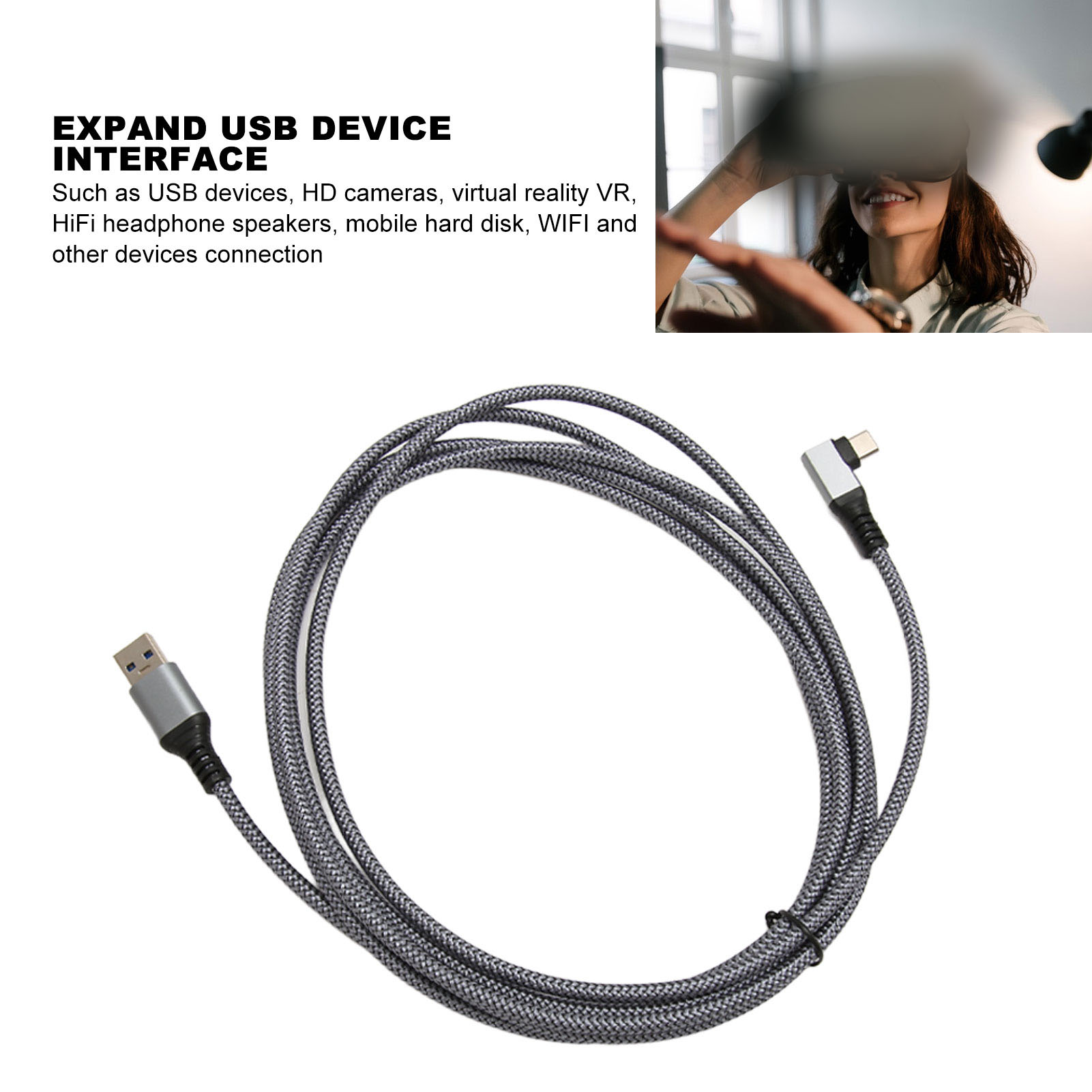 for Quest 2 Link VR Cable Nylo - Pc Gaming Vr Headset incelemesi ve fiyatı