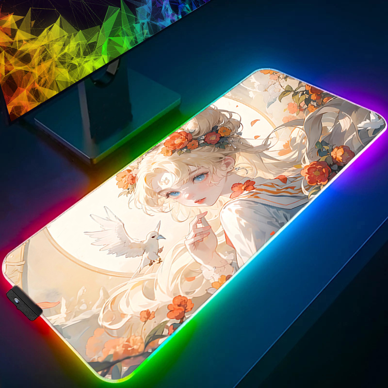 RGB Large Mouse Pad Gamer Keyb - Pc Gaming Pink incelemesi ve fiyatı