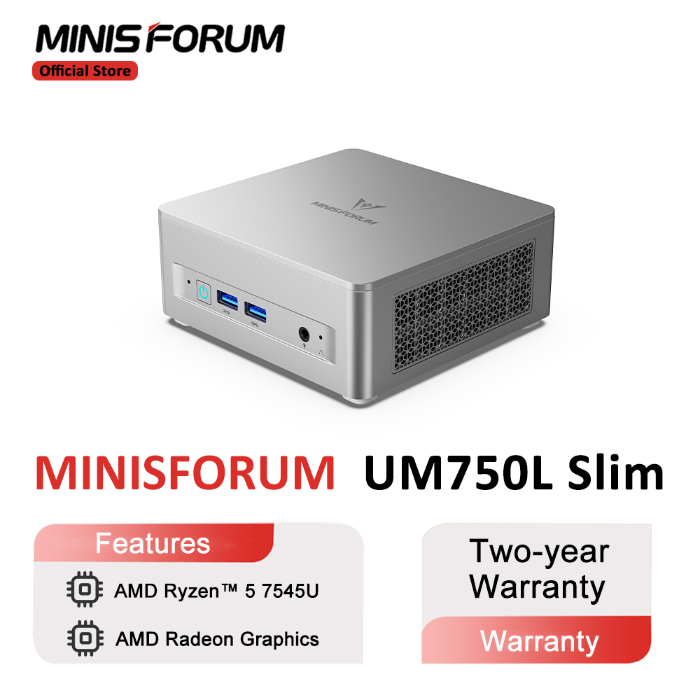 MINISFORUM Mini PC UM750L Slim - Pc Gaming Amd Ryzen 5 incelemesi ve fiyatı