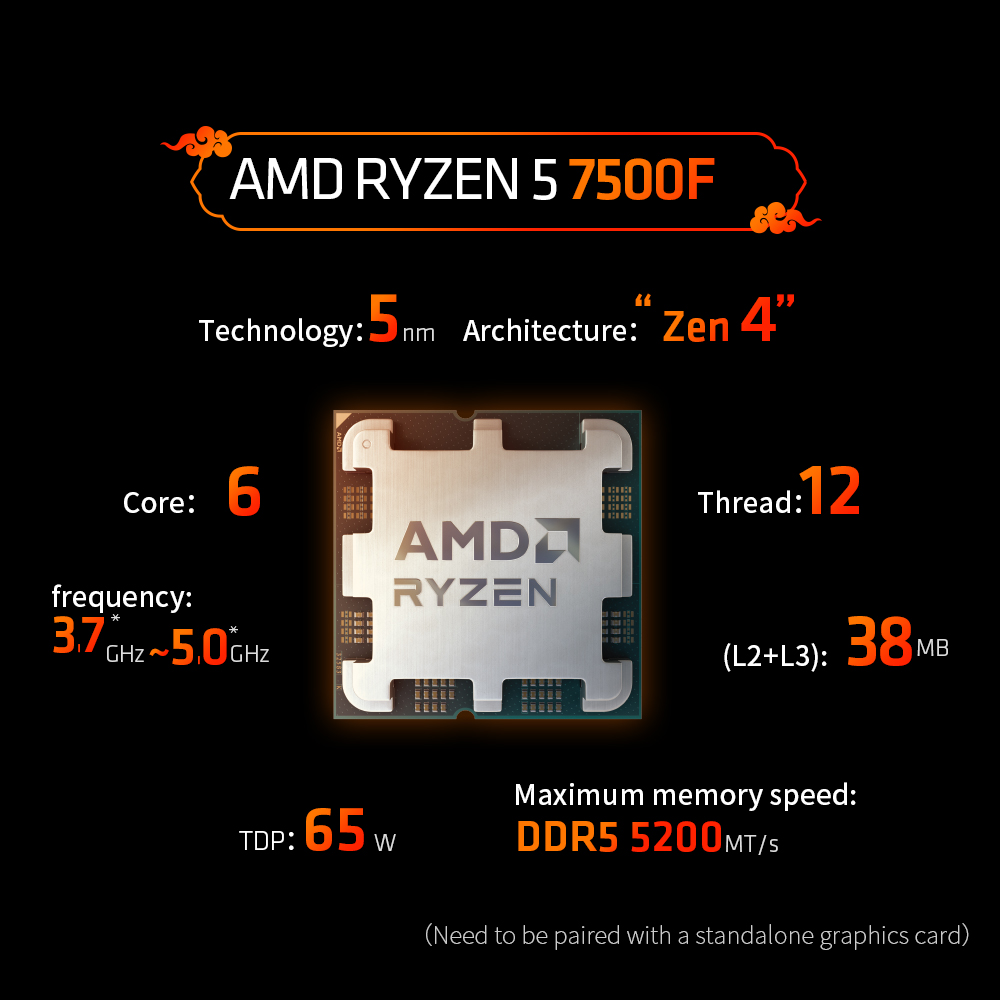 AMD Ryzen 5 7500F CPU AMD R5 7 - Pc Gaming Amd Ryzen 5 incelemesi ve fiyatı