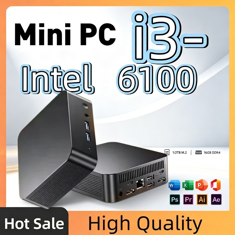 New Intel Core i3 6100  MINI P - Pc Gaming Intel incelemesi ve fiyatı