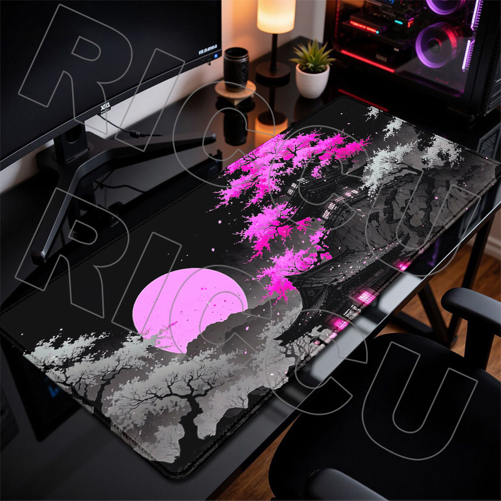 XXL Cherry Blossoms Desk Mat R - Pc Gaming Pink incelemesi ve fiyatı