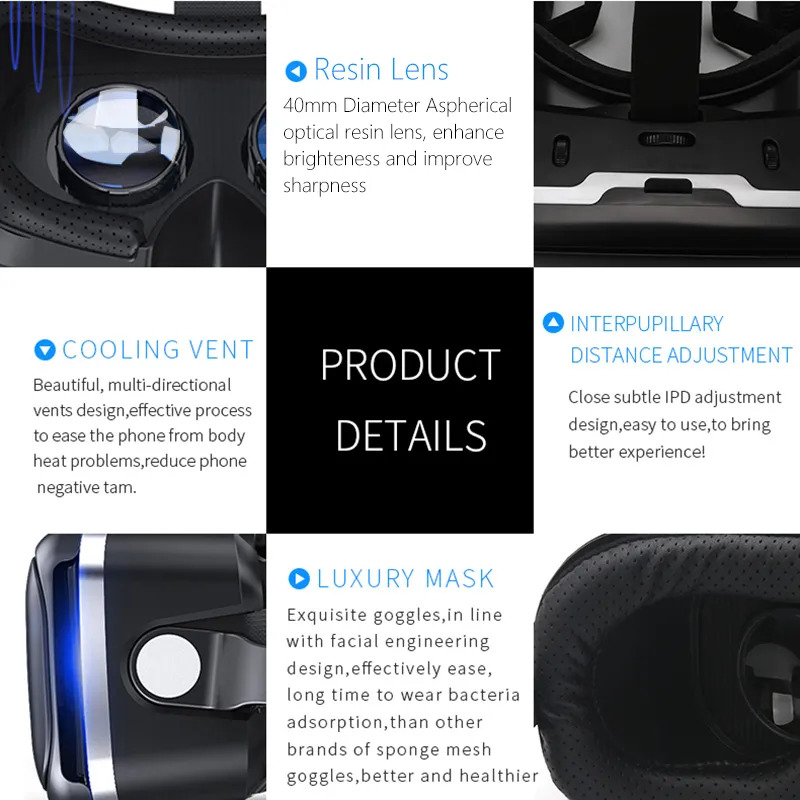 VR Shinecon 6.0 Headphone Vers - Pc Gaming Vr Headset incelemesi ve fiyatı