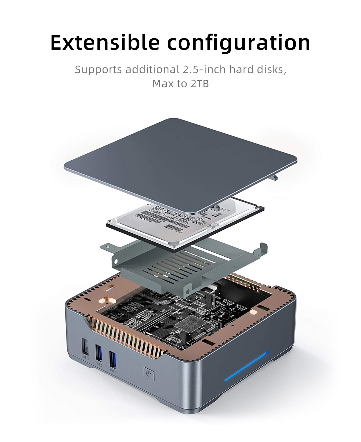 GK3V Pro mini pc Intel N5105 R - Pc Gaming Intel incelemesi ve fiyatı