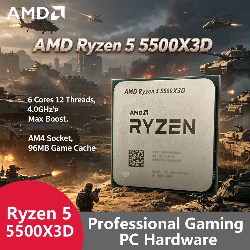 AMD Ryzen 5 5500X3D AM4 7nm Ga - Pc Gaming Amd Ryzen 5 incelemesi ve fiyatı