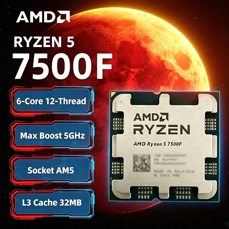 AMD Ryzen 5 7500F 3.7GHz 6-Cor - Pc Gaming Amd Ryzen 5 incelemesi ve fiyatı