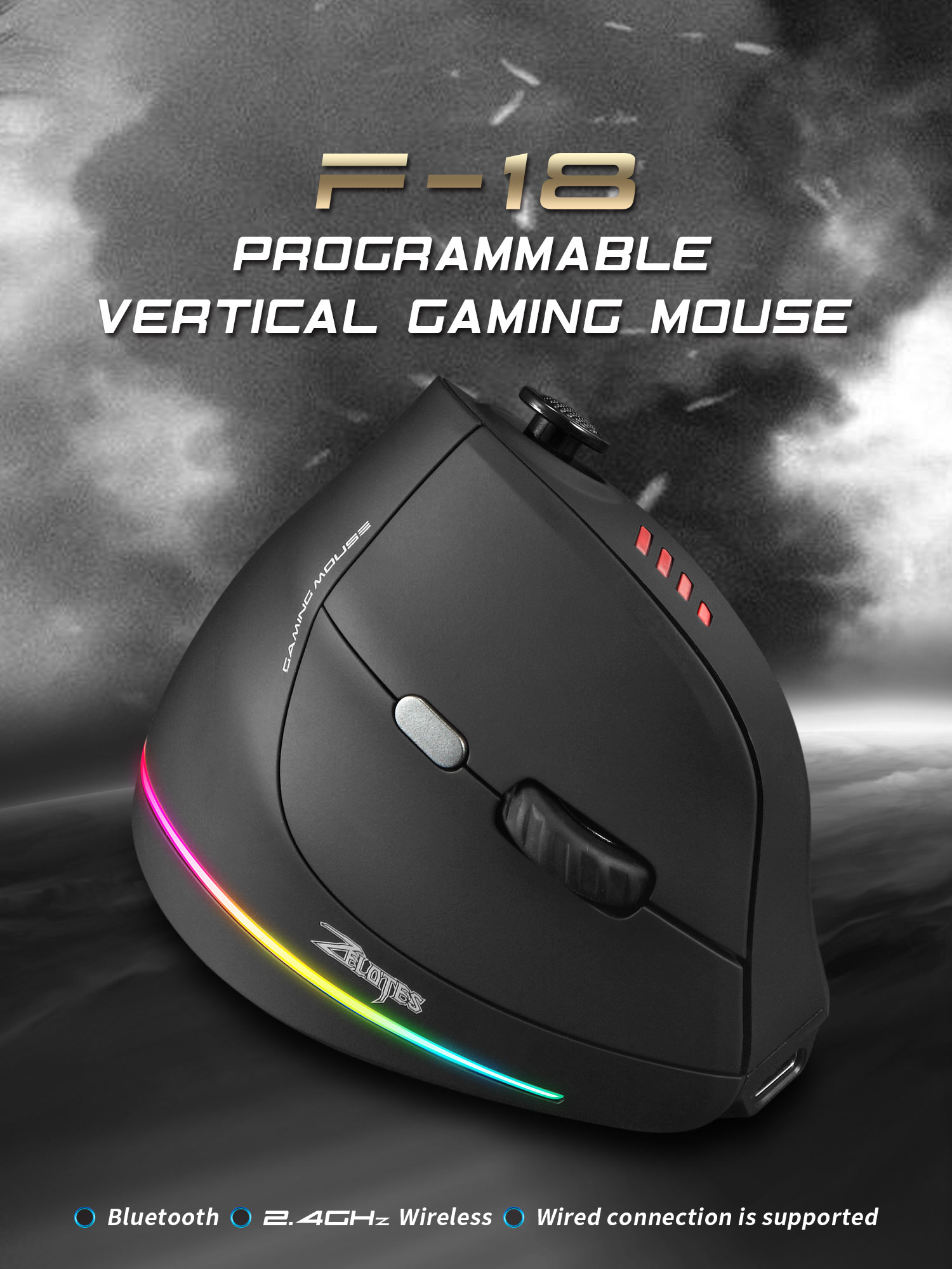 Jomaa RGB Backlit Wireless Ver - Wireless Gaming Mouse incelemesi ve fiyatı