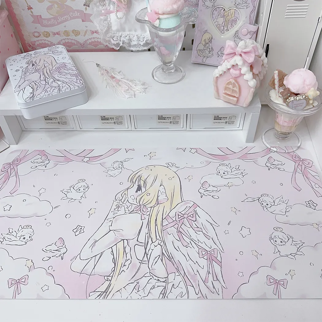Original cartoon desk mat | Cu - Pc Gaming Pink incelemesi ve fiyatı