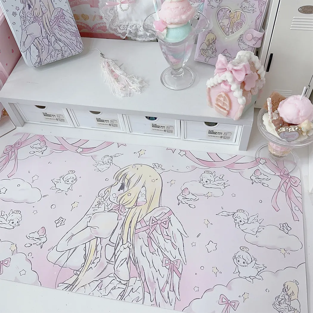 Original cartoon desk mat | Cu - Pc Gaming Pink incelemesi ve fiyatı