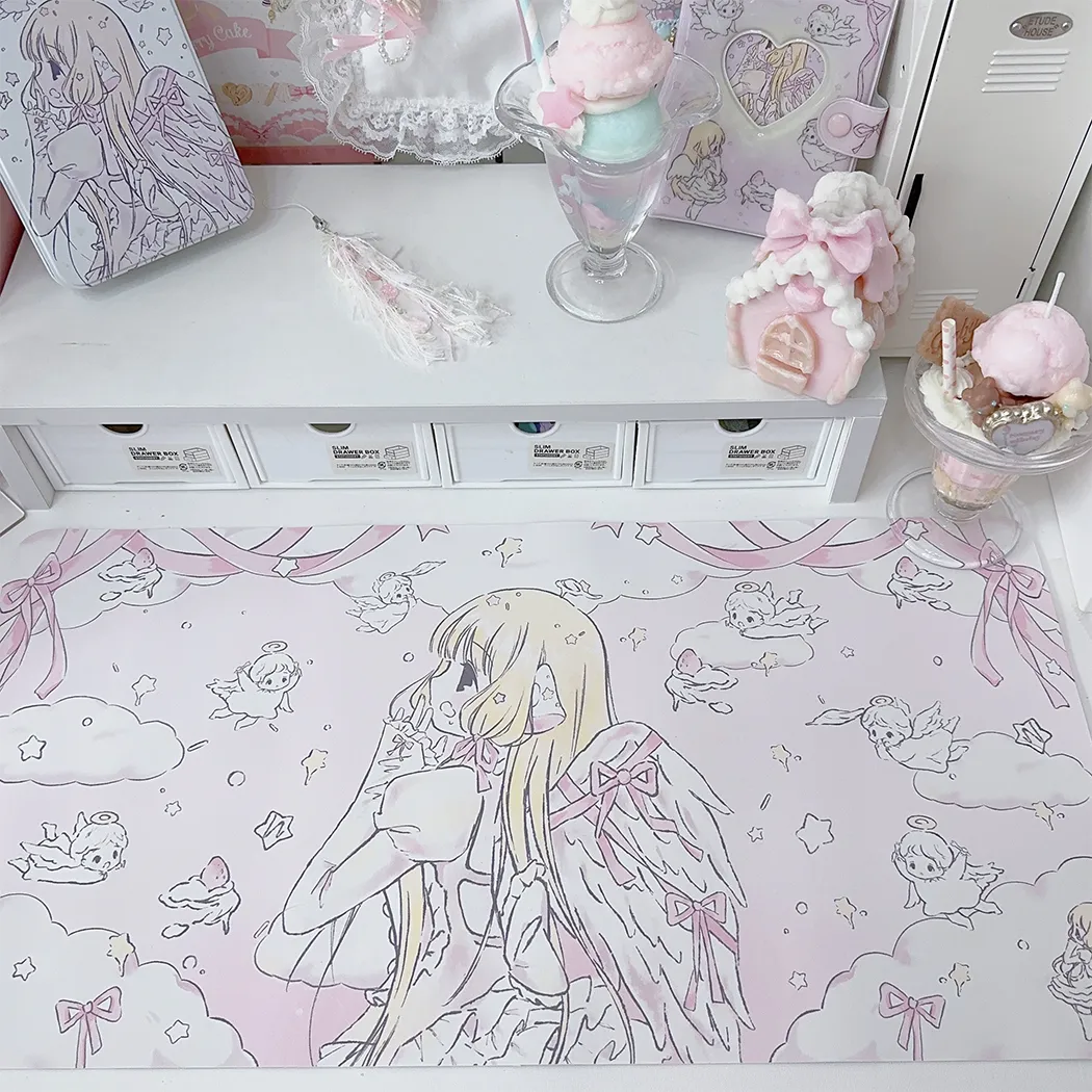 Original cartoon desk mat | Cu - Pc Gaming Pink incelemesi ve fiyatı